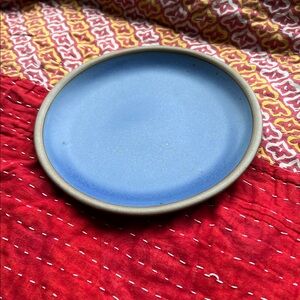 Eastfork side plate - Lapis blue